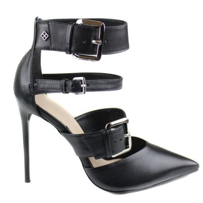 Sandalia Stiletto Negra TOP de Estilo 004004 0005 Sandalia Stiletto Negra TOP de Estilo 004004 0005