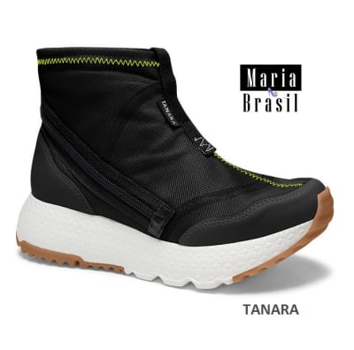 TENIS FASHION ALTO CONCEPTO- Black Water Repellent t6362 0002 TENIS FASHION ALTO CONCEPTO- Black Water Repellent t6362 0002
