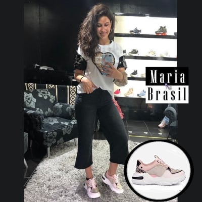 Tenis Fashion Cream Rose Animal Champagne t4181 0001 Tenis Fashion Cream Rose Animal Champagne t4181 0001