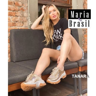 Tenis Fashion Blisse Champagne t4201 0002 Tenis Fashion Blisse Champagne t4201 0002