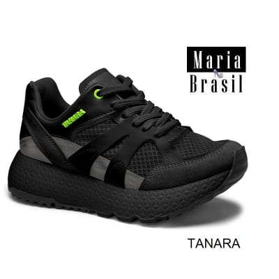 Tenis Fashion Coniglio Black & Graffite Tela Transparente t5581 0003 Tenis Fashion Coniglio Black & Graffite Tela Transparente t5581 0003