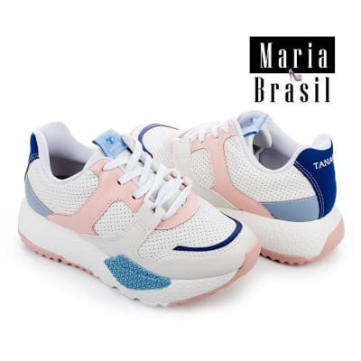Tenis Fashion River White - Rose & Gelato T4364 0001 Tenis Fashion River White - Rose & Gelato T4364 0001