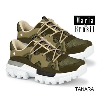 Tenis Fashion Conigliio Suali Olive t4942 0005 Tenis Fashion Conigliio Suali Olive t4942 0005