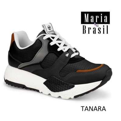 Tenis Fashion Flats Black Canela & Charol t4364 0003 Tenis Fashion Flats Black Canela & Charol t4364 0003