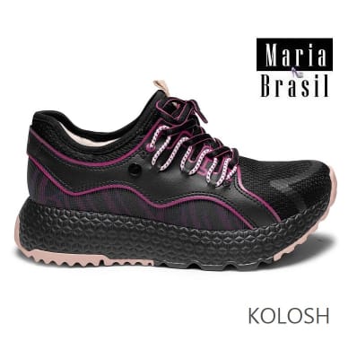 Tenis Style Favo Black-Pink KOLOSH c2822 0001 Tenis Style Favo Black-Pink KOLOSH c2822 0001