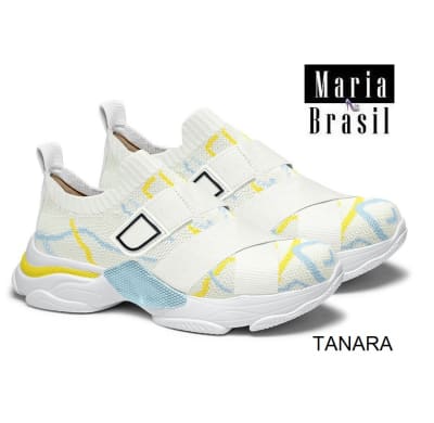 Tenis Fashion Tracos & Fitas White t5623 0002 Tenis Fashion Tracos & Fitas White t5623 0002