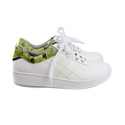 zapatilla fashion blanca piton limon 196379 0006 zapatilla fashion blanca piton limon 196379 0006