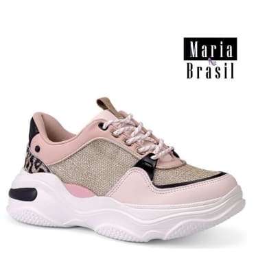 Tenis Fashion Cream Rose Animal Champagne t4181 0001 Tenis Fashion Cream Rose Animal Champagne t4181 0001