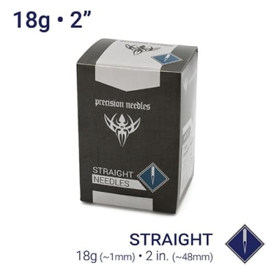 AGUJA PARA PERFORACIÓN RECTA PRECISION 18G 100UN.