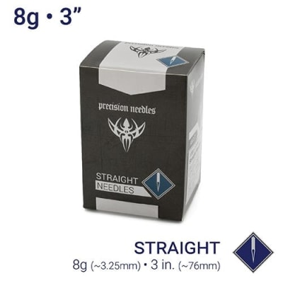 AGUJA PARA PERFORACIÓN RECTA PRECISION 8G 100UN.