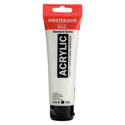 ACRILICO AMSTERDAM 105 BLANCO TITANIO 120ML