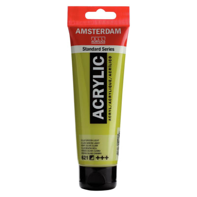 ACRILICO AMSTERDAN 621 VERDE OLIVA CLARO 120ML