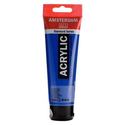 ACRILICO AMSTERDAM 504 AZUL ULTRAMAR 120ML