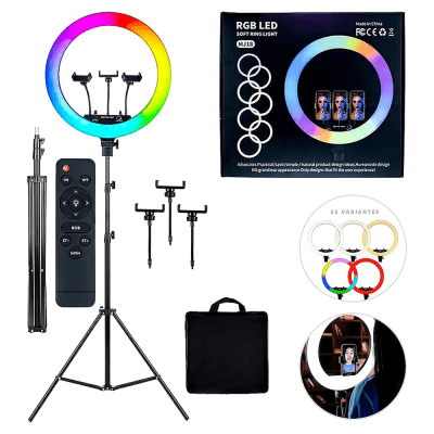 ARO DE LUZ LED RGB 45CM