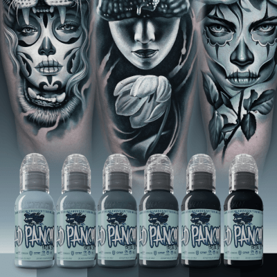 SET WORLD FAMOUS AD PANCHO PASTEL GREYS 1OZ