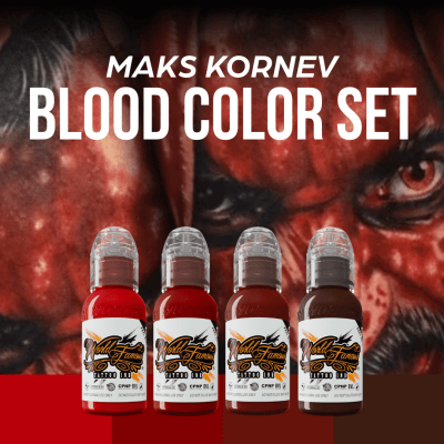 SET WORLD FAMOUS MAKS BLOOD 1OZ