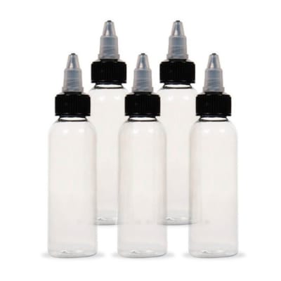 Pack 5 botellas plásticas 1 oz.1