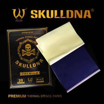 CAJA PAPEL TERMOGRAFICO AVA PREMIUM SKULLDNA 20U