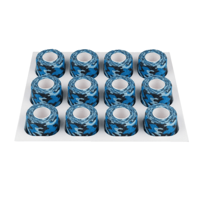 PACK CINTA COHESIVA CAMUFLAJE AZUL 12U1