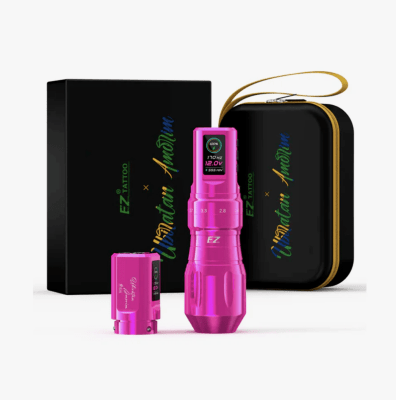 MAQUINA EZ P3 PRO INALÁMBRICA UBIRATAN AMORIN 2 BATERÍAS STROKE AJUSTABLE FUCHSIA