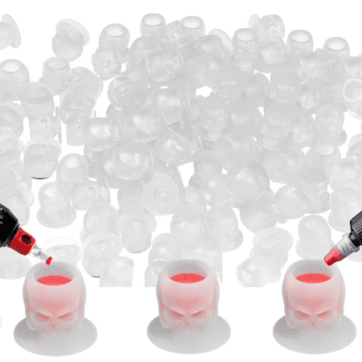 CUPS SILICONA CALAVERA 14MM 50U