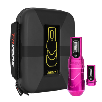 MÁQUINA SPEKTRA FLUX MAX ROTATIVA FK IRONS 2 BATERÍAS BUBBLEGUM
