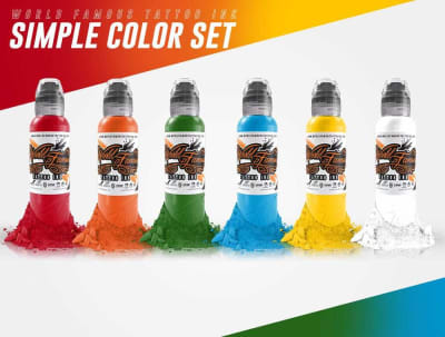 SET WORLD FAMOUS COLOR SIMPLES 1OZ