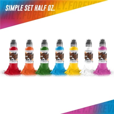 SET WORLD FAMOUS COLOR SIMPLE 1/2OZ SET WORLD FAMOUS COLOR SIMPLE 1/2OZ