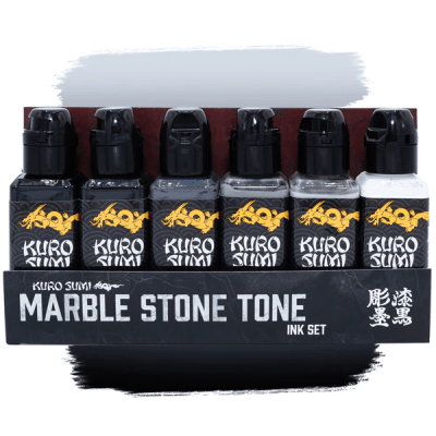 SET KURO SUMI MARBLE STONE TONE 6u.