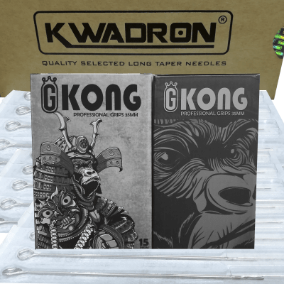 PACK GRIP GORILLA KONG 14RT+ AGUJAS KWADRON 1214RL1