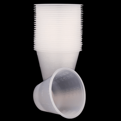 PACK VASOS DESECHABLES CON MEDIDA 100U1
