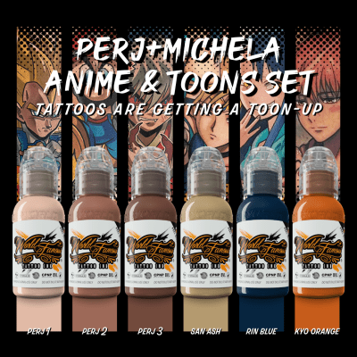 SET TINTAS WORLD FAMOUS PERJ-MICHELA ANIME & TOONS
