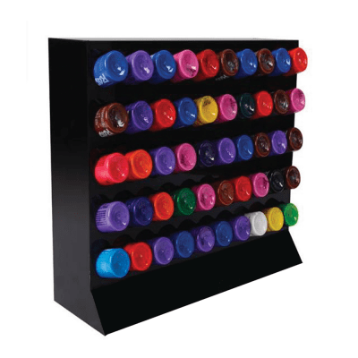 ORGANIZADOR NEGRO PARA TINTAS 5 NIVELES