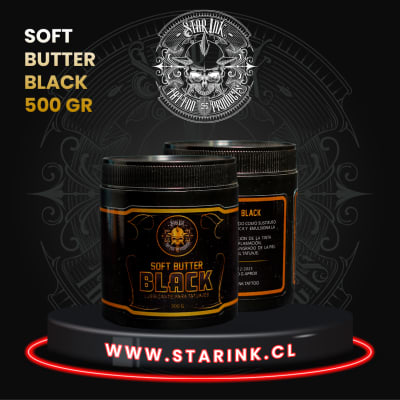 STAR INK SOFT BUTTER BLACK 500GR