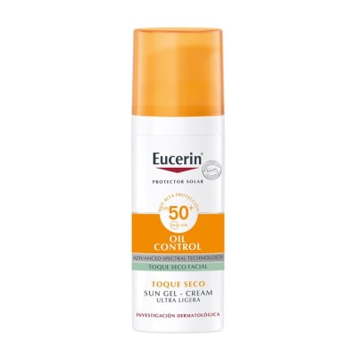 PROTECTOR SOLAR SUN FACE GEL CREMA TOQUE SECO SPF50+ EUCERIN 50ML