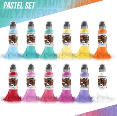 SET WORLD FAMOUS COLORES PASTEL 1OZ