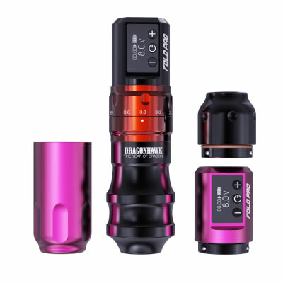 MÁQUINA MAST FOLD PRO INALÁMBRICA STROKE AJUSTABLE DRAGON EDITION 2 BATERÍAS