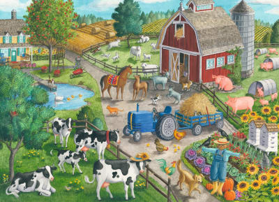 RAVENSBURGER PUZZLE ANIMALES DE GRANJA 60 PIEZAS RAVENSBURGER PUZZLE ANIMALES DE GRANJA 60 PIEZAS