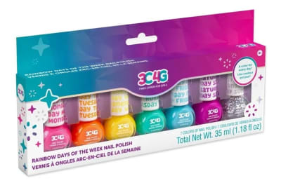 ESMALTES ACROIRIS, UNO PARA CADA DIA DE LA SEMANA ESMALTES ACROIRIS, UNO PARA CADA DIA DE LA SEMANA