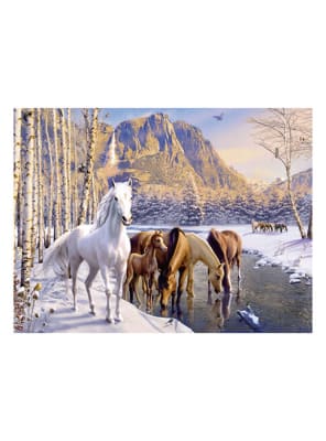 RAVENSBURGER PUZZLE XXL CABALLOS DE INVIERNO 200 PIEZAS RAVENSBURGER PUZZLE XXL CABALLOS DE INVIERNO 200 PIEZAS