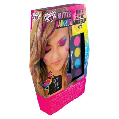 KIT DE MAQUILLAJE DE OJOS ARCO IRIS GILTTER KIT DE MAQUILLAJE DE OJOS ARCO IRIS GILTTER