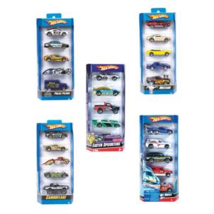 HOT WHEELS PACK 5 AUTOS BASICO SURTIDO HOT WHEELS PACK 5 AUTOS BASICO SURTIDO