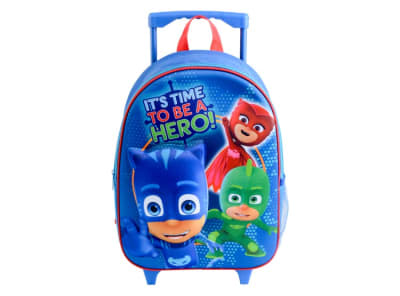 MOCHILA 3D CON RUEDAS PJ MASKS MOCHILA 3D CON RUEDAS PJ MASKS