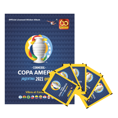 ALBUM COPA AMERICA 2021 TAPA DURA 53678 PANINI + 25 SOBRES ALBUM COPA AMERICA 2021 TAPA DURA 53678 PANINI + 25 SOBRES