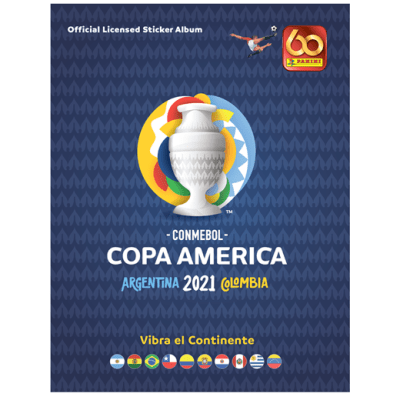ALBUM COPA AMERICA 2021 TAPA DURA 53678 PANINI + 25 SOBRES ALBUM COPA AMERICA 2021 TAPA DURA 53678 PANINI + 25 SOBRES