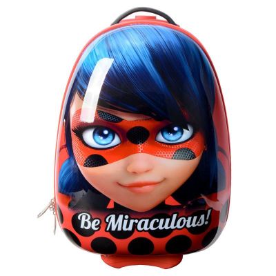 MOCHILA DURA MIRACULOUS LADYBUG CON RUEDAS MOCHILA DURA MIRACULOUS LADYBUG CON RUEDAS