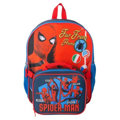 MOCHILA CON LONCHERA SPIDERMAN MOCHILA CON LONCHERA SPIDERMAN