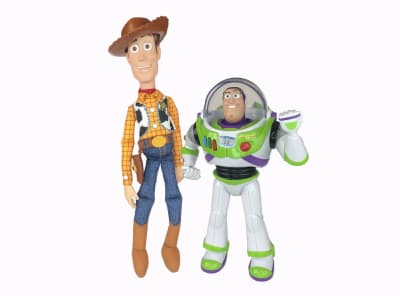 TOY STORY BUZZ Y WOODY AMIGOS QUE HABLAN TOY STORY BUZZ Y WOODY AMIGOS QUE HABLAN