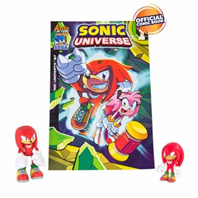 SONIC FIGURAS KNUCKLES CLÁSICO Y MODERNO CON CÓMIC SONIC FIGURAS KNUCKLES CLÁSICO Y MODERNO CON CÓMIC