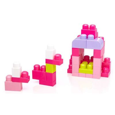 MEGA BLOKS BOLSA PARA CONSTRUIR 80 BLOQUES ROSA MEGA BLOKS BOLSA PARA CONSTRUIR 80 BLOQUES ROSA